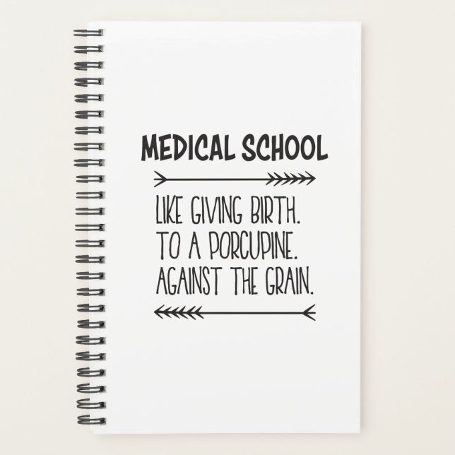 Medical School Med Student Medical Student Funny Planner (Front)