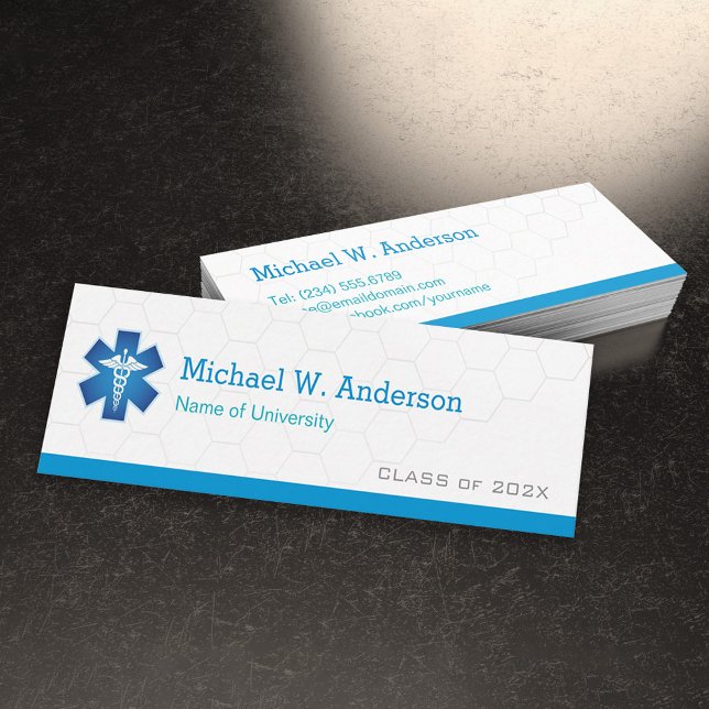 Medical School Student Graduation Name Card (Creator Uploaded)