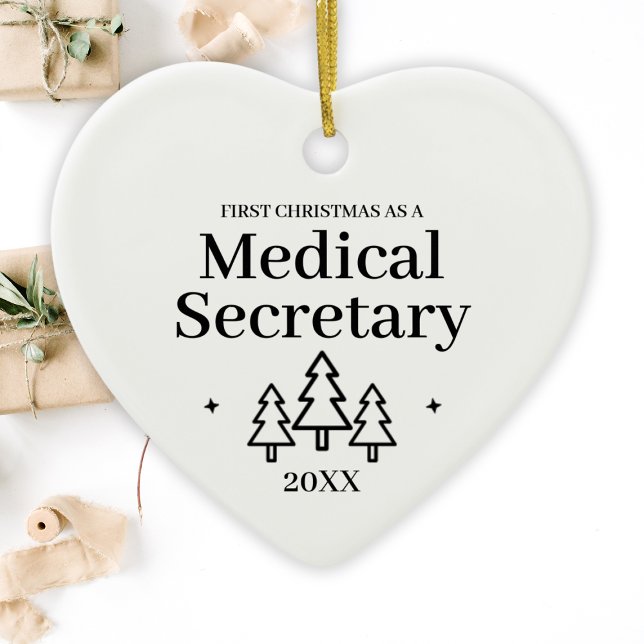 Medical Secretary New Job Christmas Ceramic Ornament (Medical Secretary New Job Christmas Ceramic Ornament
)