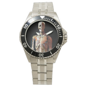 Medical Skeleton Stainless Watch