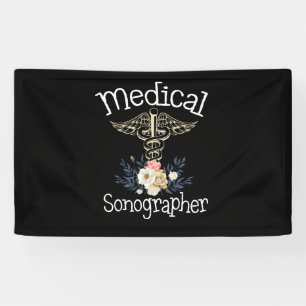 Medical Sonographer Cute Sonography Gift Banner