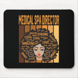 Medical Spa Director Powerful Black History Month Mouse Pad