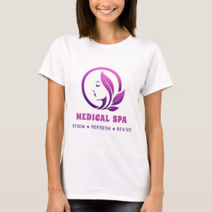 🌸 Medical Spa Logo Aesthetic Wellness Clinic 💜 T-Shirt