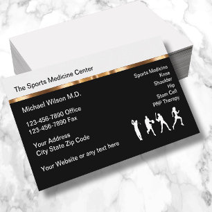 Medical Sports Medicine Doctor Office Business Card
