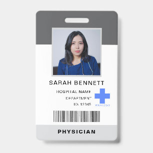 Medical Staff Photo ID   Hospital Employee Logo  Badge