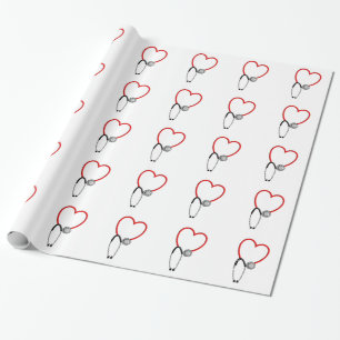 Medical Stethoscope Gift Wrap