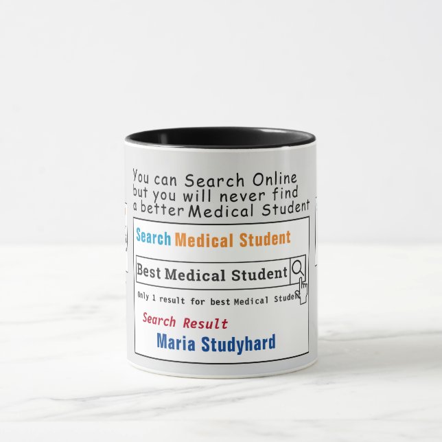 Medical Student Funny Best Search Mug (Center)