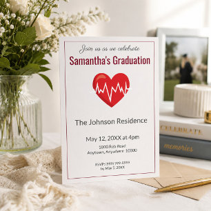 Medical Student Graduation Party  Invitation