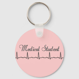 Medical Student QRS Design Gifts Key Ring
