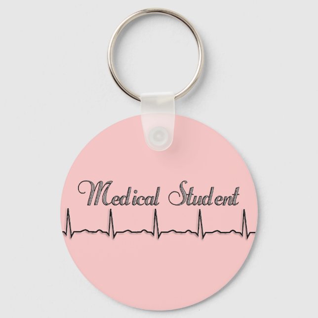 Medical Student QRS Design Gifts Key Ring (Front)