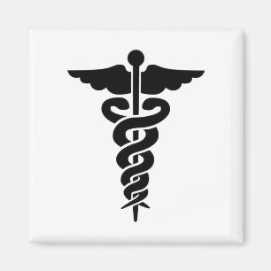 Medical Symbol Caduceus Magnet