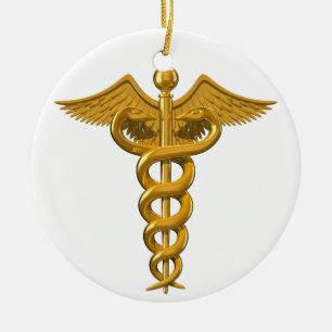 Medical Symbol Ceramic Ornament