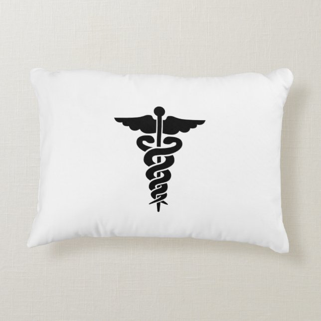 Medical Symbol Decorative Cushion (Back)