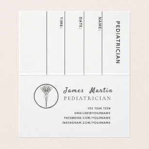 appointment business card