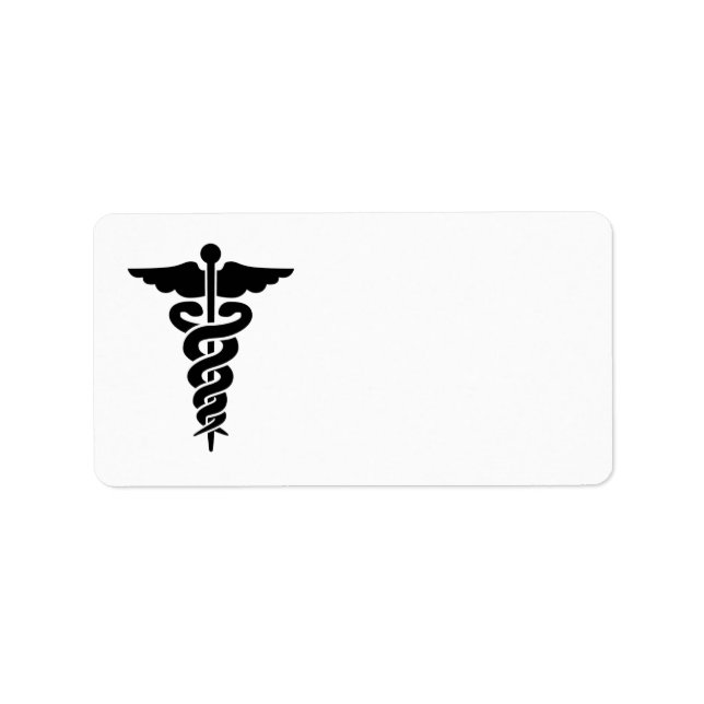 Medical Symbol Nurses and Doctors Label (Front)