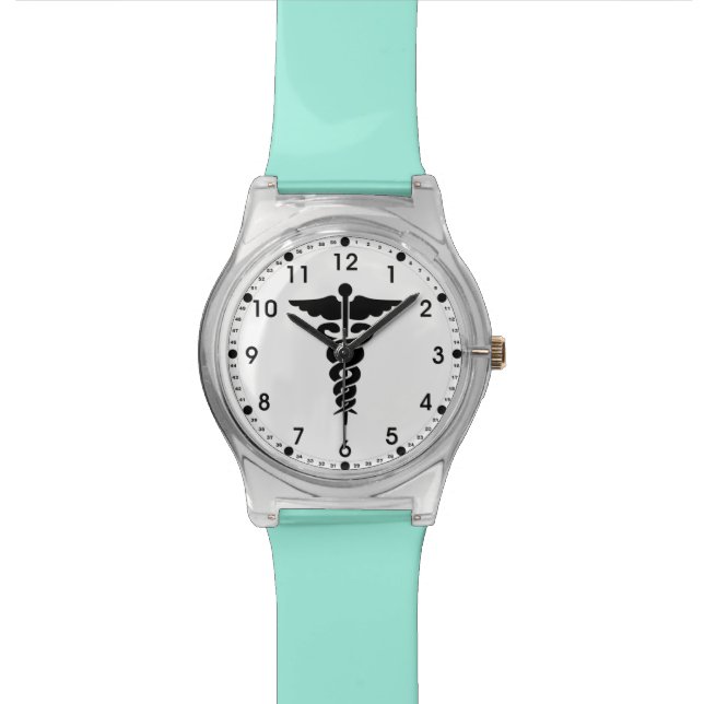 Medical Symbol Nurses and Doctors Watch (Close Up)