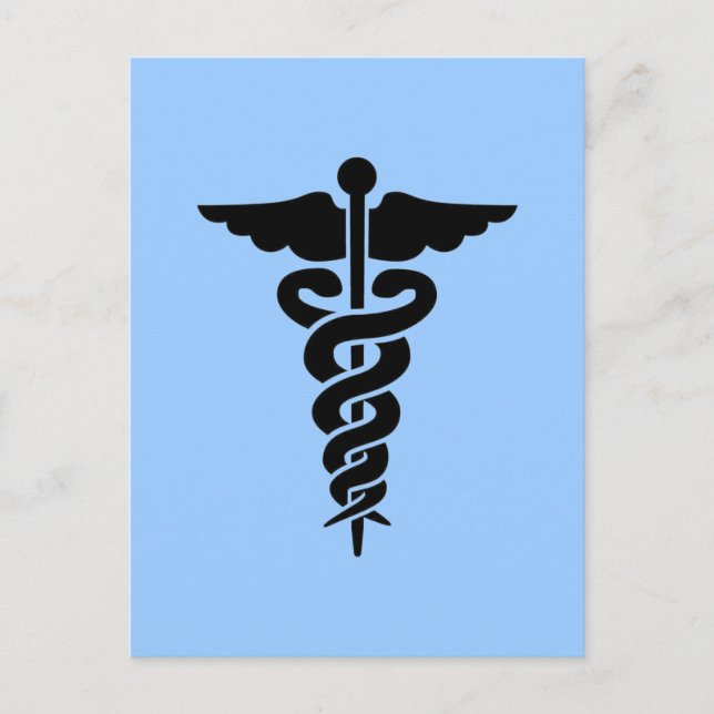 Medical Symbol Postcard (Front)