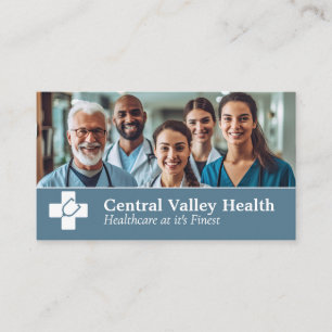 Medical Team at Hospital Business Card