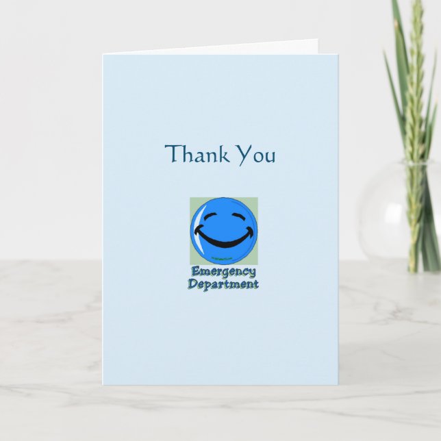 Medical Thank You Emergency Card (Front)