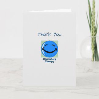 Medical Thank You Respiratory Therapy Card