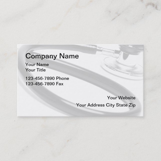 Medical Theme Appointment Card (Front)