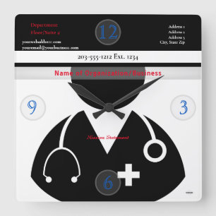Medical Theme Wall Clock HAMbyWG