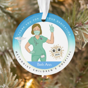 Medical Themed Christmas Ornaments, Nursing Ornament