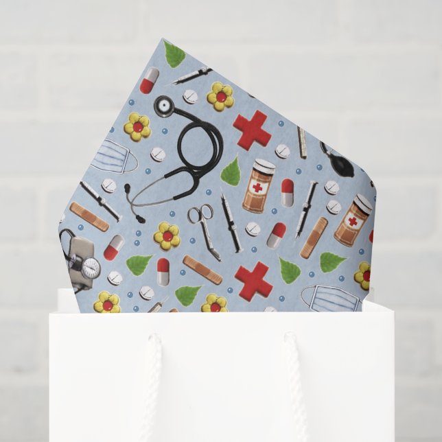 Medical Themed Gift Tissue Paper (Gift Bag)