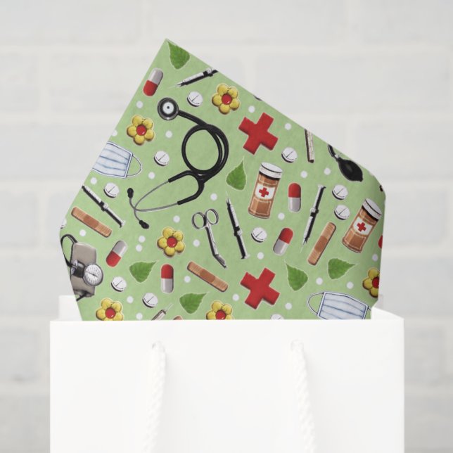 Medical Themed Gift Tissue Paper (Gift Bag)