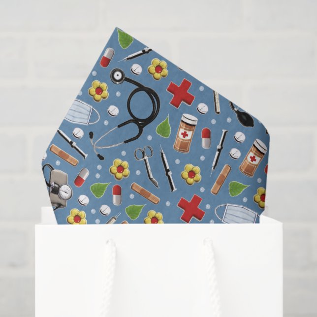Medical Themed Gift Tissue Paper (Gift Bag)