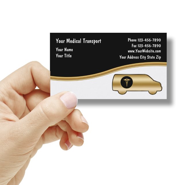 Medical Transport Business Cards (Creator Uploaded)