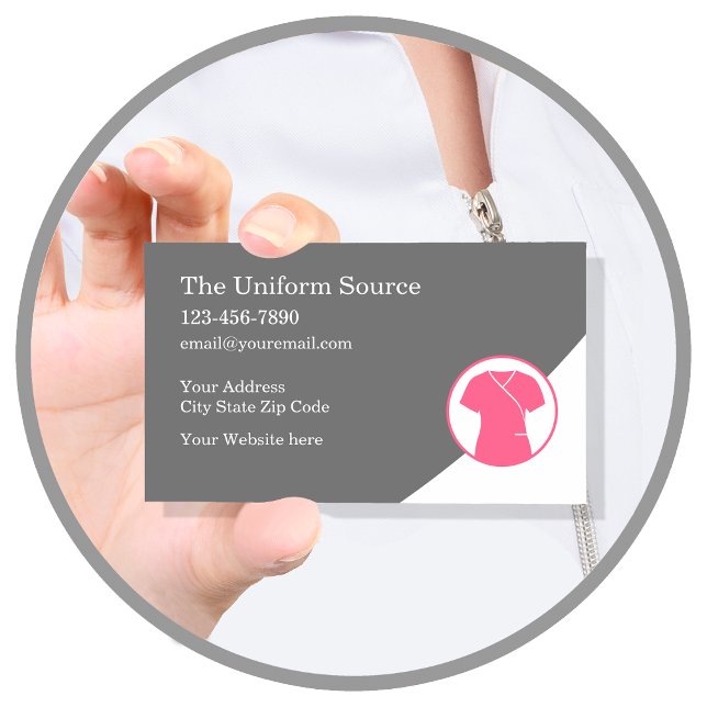 Medical Uniform Supplier Business Card (Creator Uploaded)