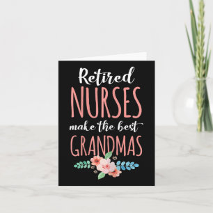 Medical Worker Retirement Gift Retired Nurse Nursi Card