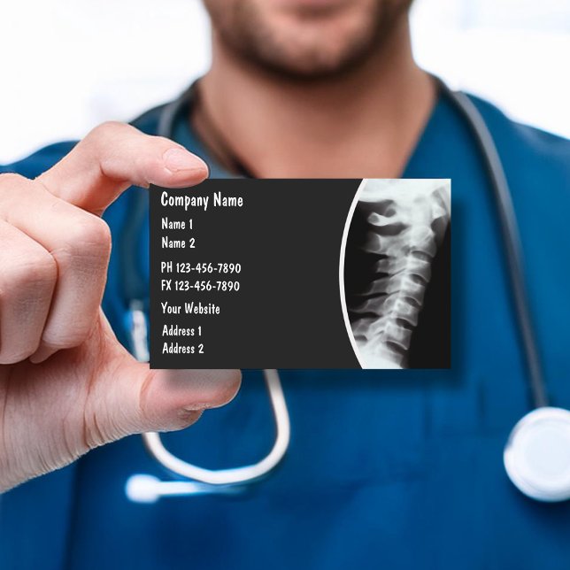 Medical Xray Radiology Theme Business Card (Creator Uploaded)