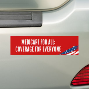 Medicare for All Healthcare Bumper Sticker