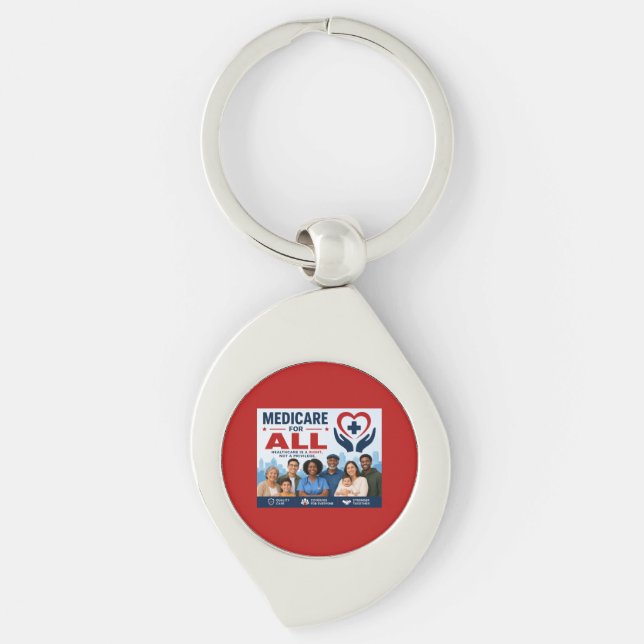 Medicare for All Key Ring (Front)
