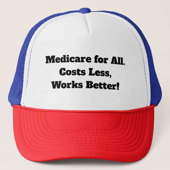 Medicare for All Trucker Hat (Front)