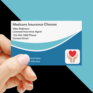 Medicare Health Insurance Rep Business Card