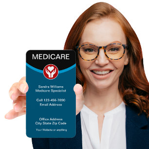 Medicare Specialist Healthcare Agent Business Card