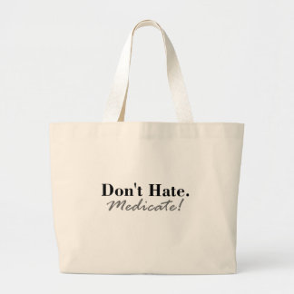 Medicate Large Tote Bag