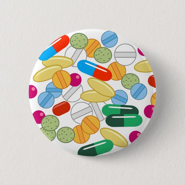 Medication 6 Cm Round Badge (Front)