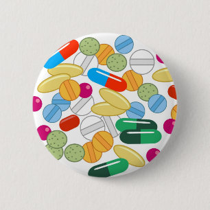 Medication 6 Cm Round Badge