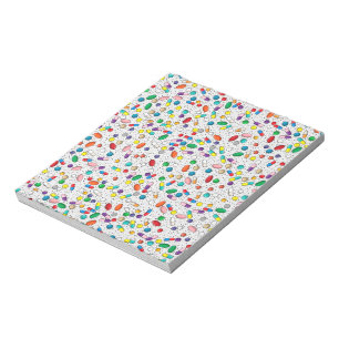 Medication Nurse Pharmacy Doctor Pill Design Notepad