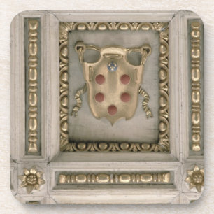 Medici coat of arms, from the soffit of the church coaster