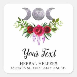 Medicinal Herbal Remedy labels