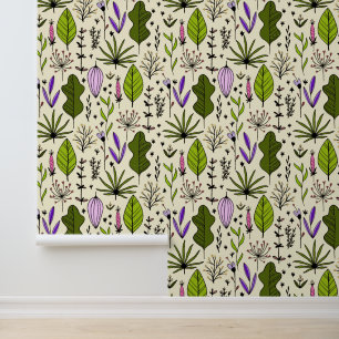 Medicinal Herbs, Weeds, Flowers And Leaves Wallpaper