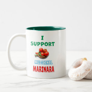 Medicinal Marinara Two-Tone Coffee Mug
