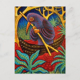 medicine bird postcard