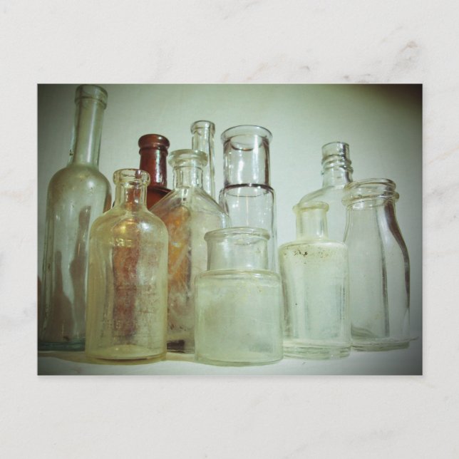 Medicine Bottle Display Postcard (Front)