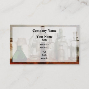 Medicine Bottles Tall and Short Business Card